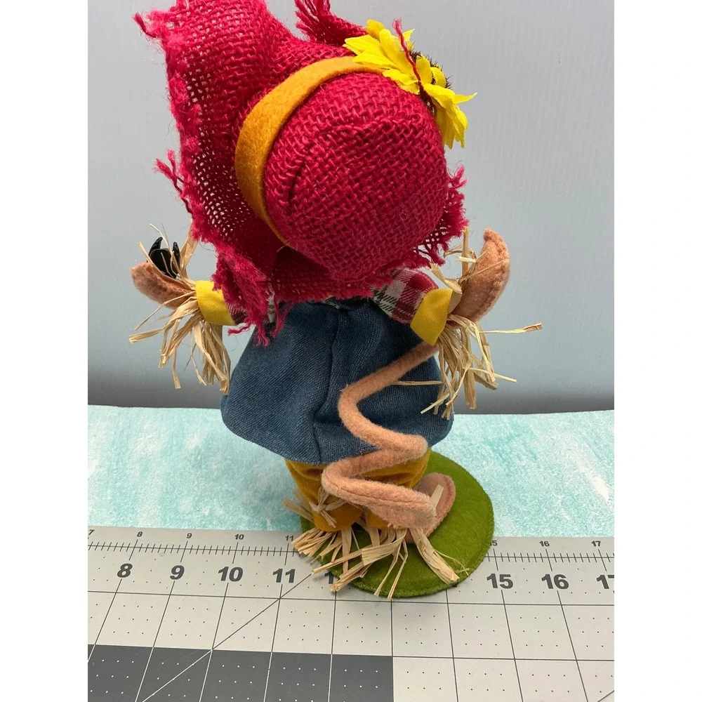 Scarecrow Mouse Plush Toy Autumn‎ Harvest Decor Stuffed Animal Gift